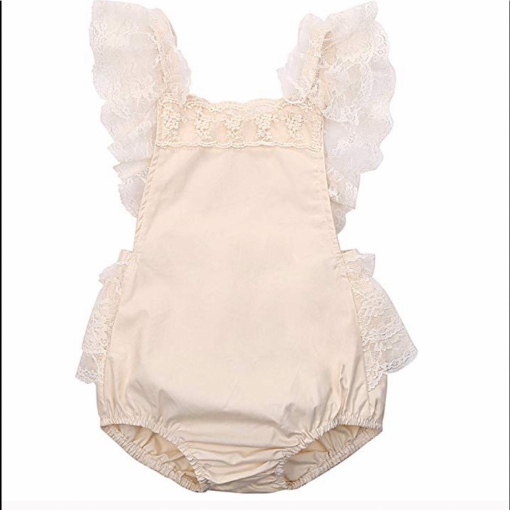 Lace Baby Romper